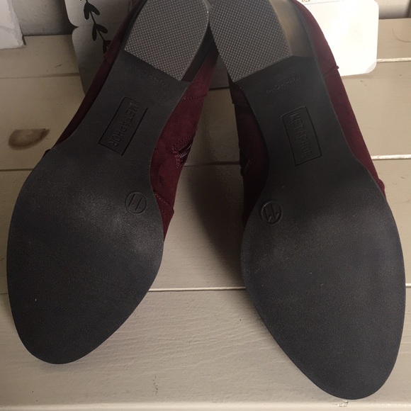 NWT Metaphor Burgundy Booties - Picture 5 of 6